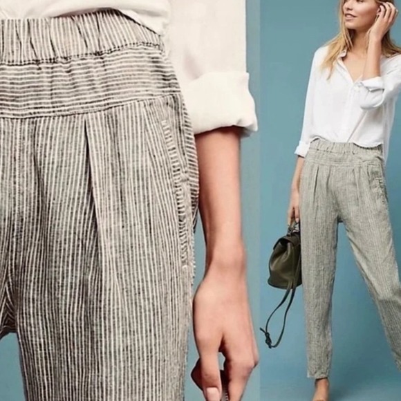 Anthropologie Hei Hei Francois Linen Pants‎ S - Picture 1 of 11